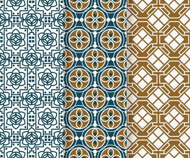 Linear arabic pattern collection