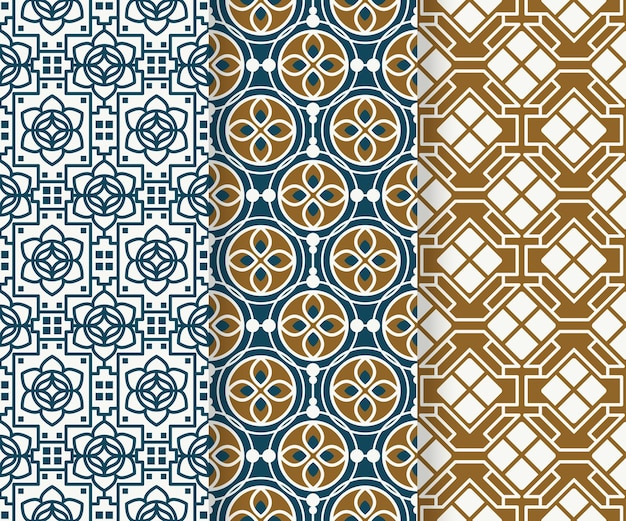 Linear arabic pattern collection