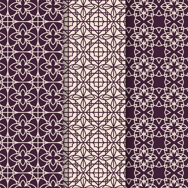 Linear arabic pattern collection