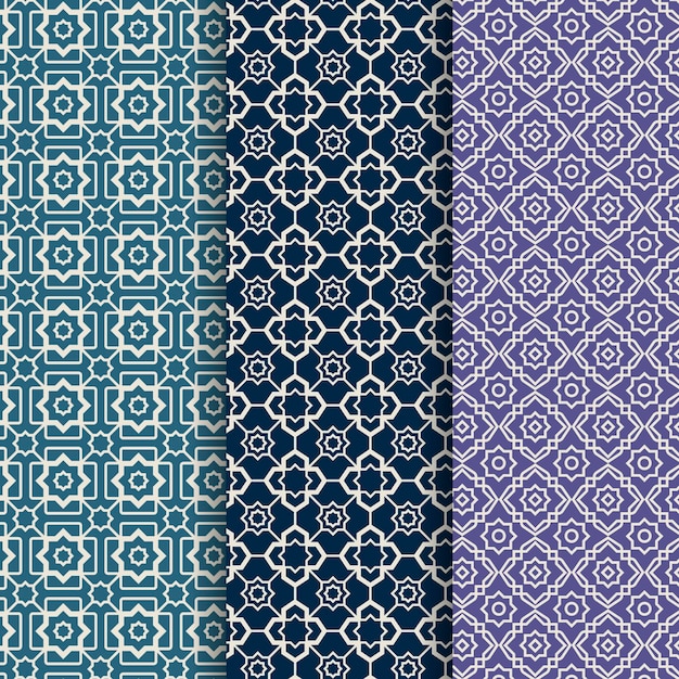 Linear arabic pattern collection