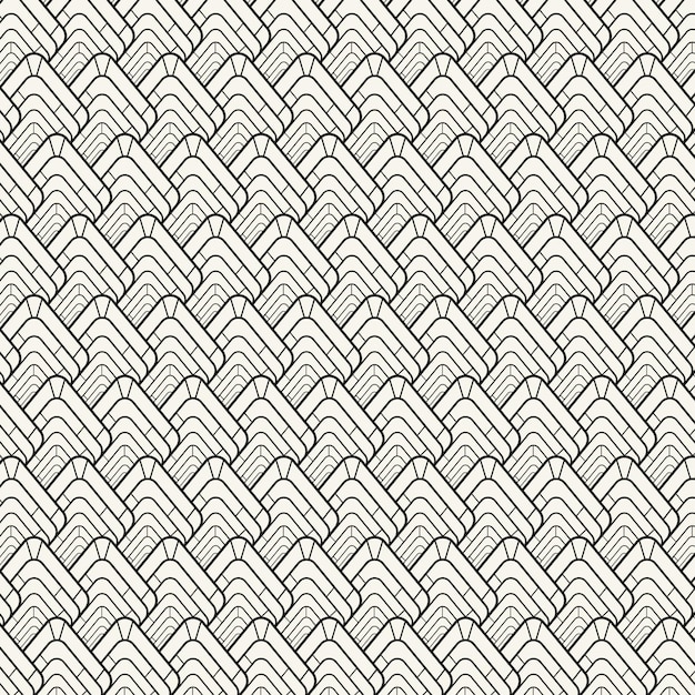 Linear flat abstract lines pattern