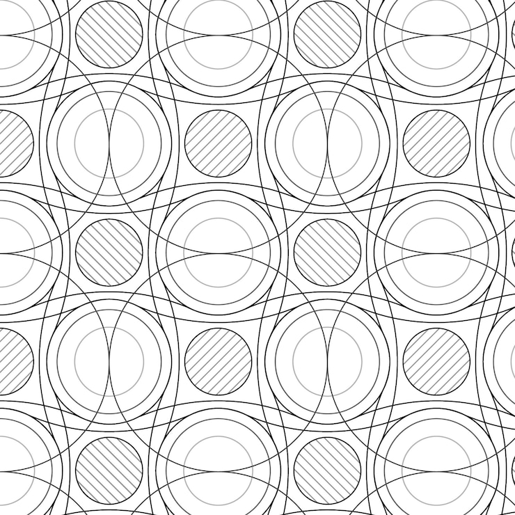 Free Vector linear flat abstract lines pattern