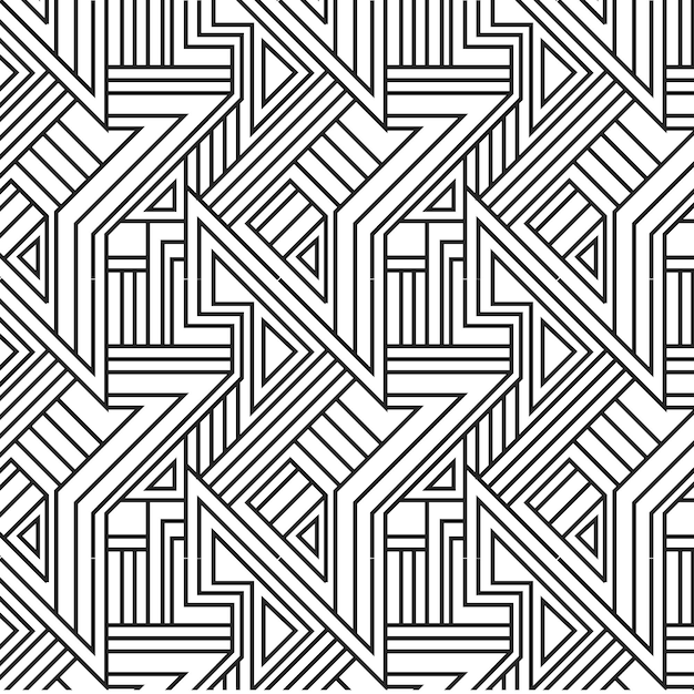 Free vector linear flat abstract lines pattern