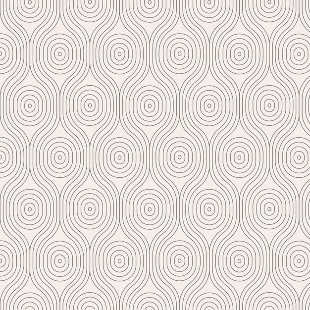 Бесплатное векторное изображение Шаблон линейных плоских абстрактных линий