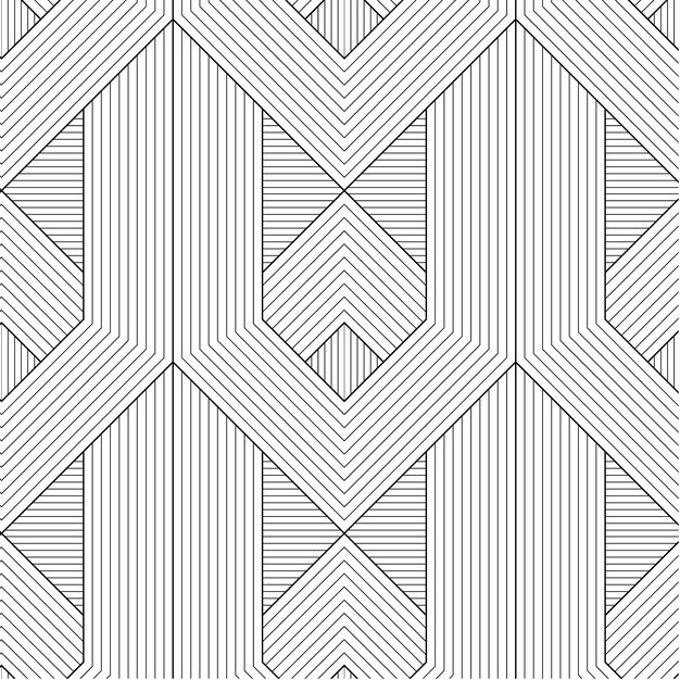 Linear flat abstract lines pattern