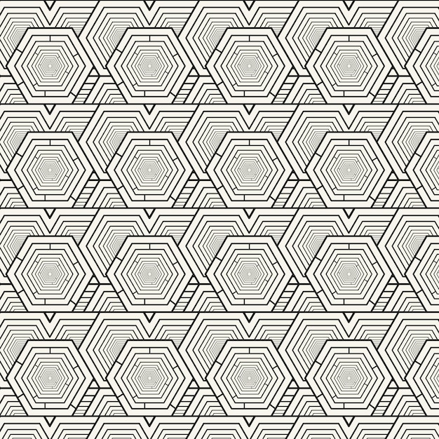 Linear flat abstract lines pattern