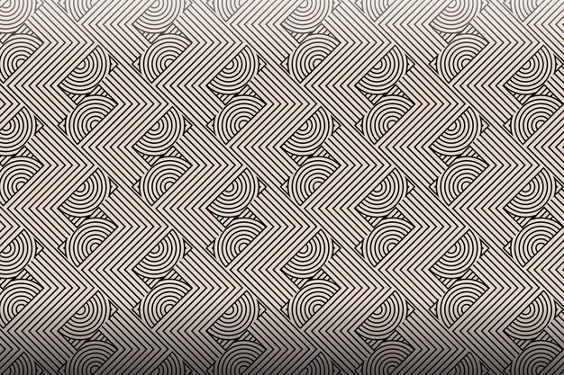 Linear flat abstract lines pattern