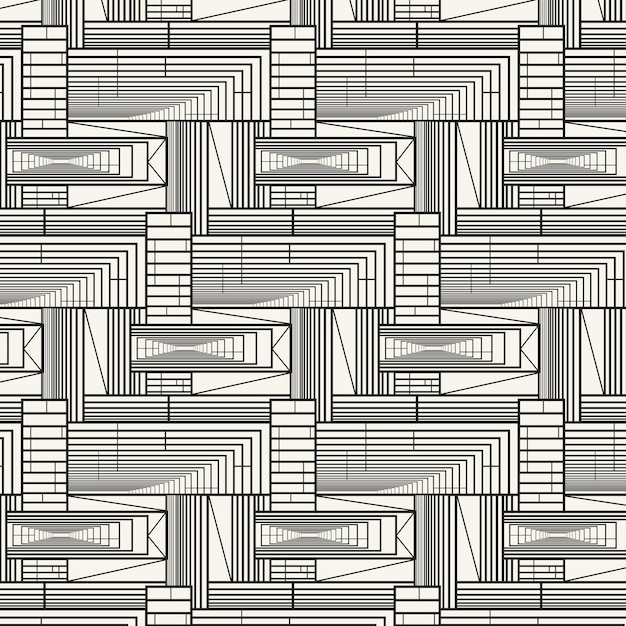 Free vector linear flat abstract lines pattern