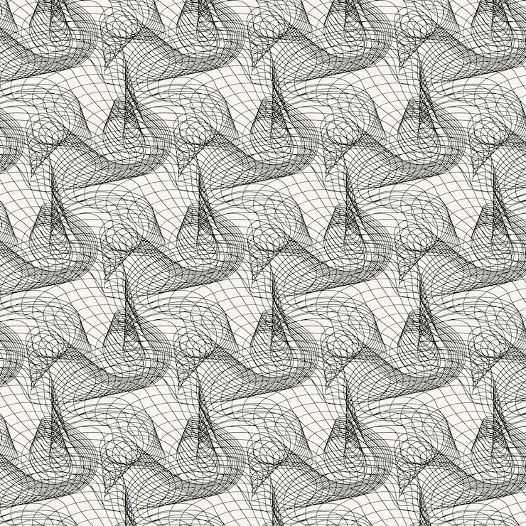Free Vector linear flat abstract lines pattern