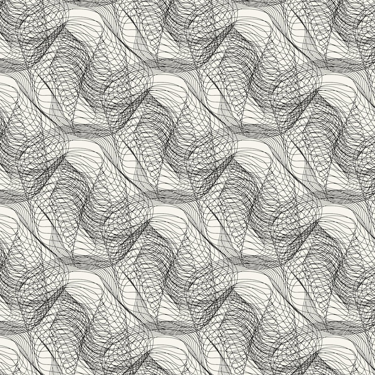Free Vector linear flat abstract lines pattern