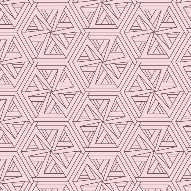 Linear flat design abstract lines pattern