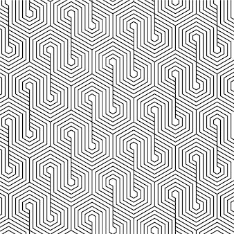 Линейный плоский дизайн абстрактные линии шаблон