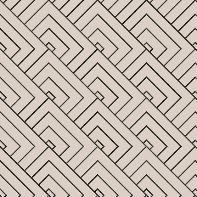 Linear flat design abstract lines pattern