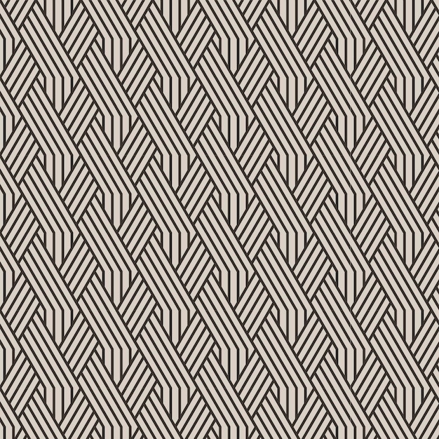 Linear flat design abstract lines pattern