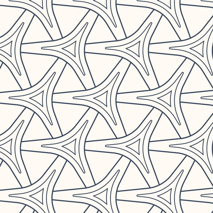 Free Vector linear flat design abstract lines pattern
