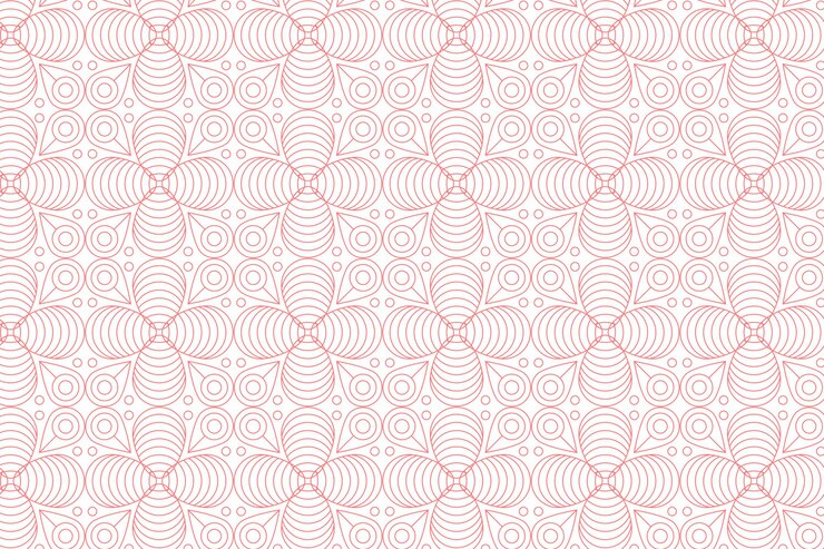 Free Vector linear flat design abstract lines pattern