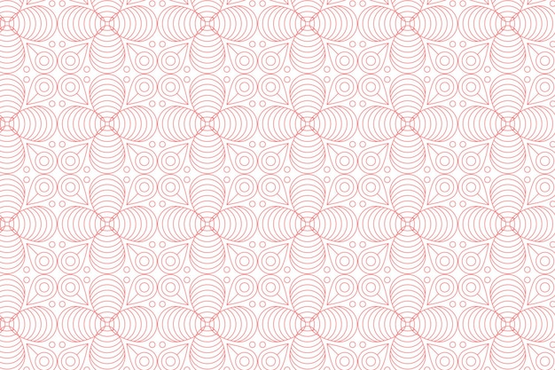 Linear flat design abstract lines pattern