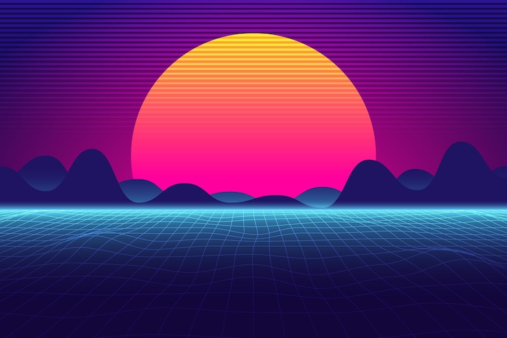 Free Vector linear retro gradient background