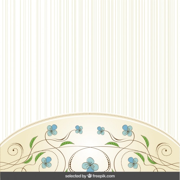 मुफ़्त वेक्टर lined floral background