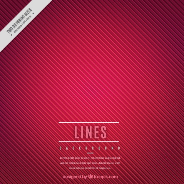 Lines background in red color