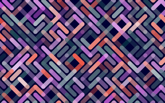 行ベクトルのシームレスなパターン バナー幾何学的な縞模様の飾りモノクロ線形背景