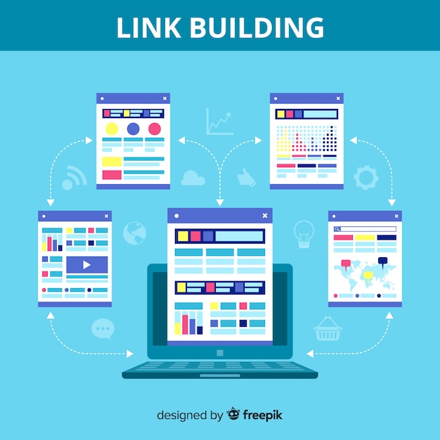 Link building concept