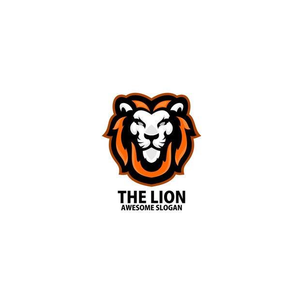 Lion esport logo gaming mascot design