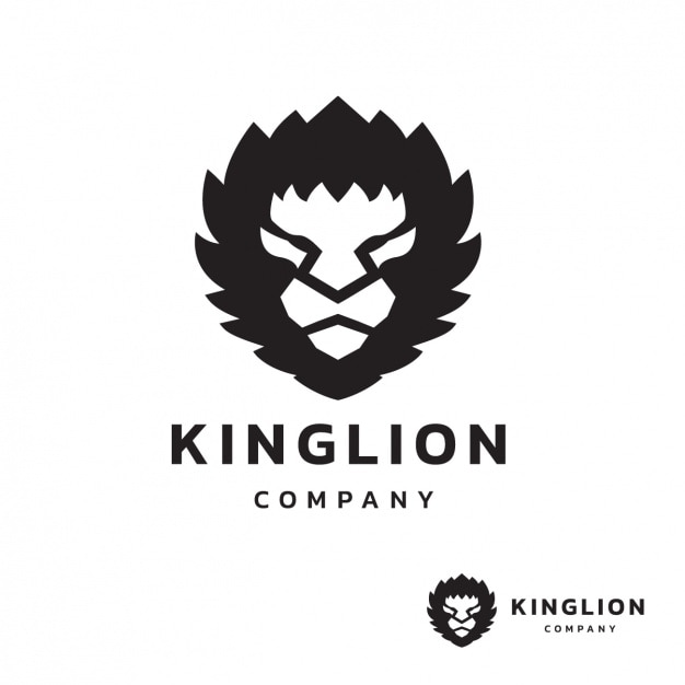 Шаблон логотипа Lion