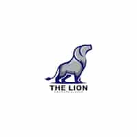 無料ベクター ライオンのロゴのベクトルのマスコット