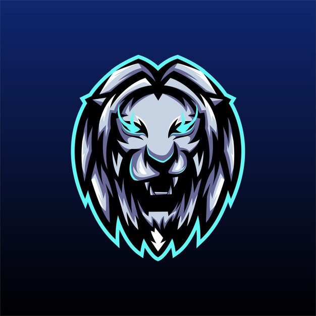 Lion mascot illustration