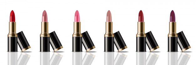 Download Mockup realistic transparent bottle cosmetic lip gloss balm,concealer, oil for skincare product ...