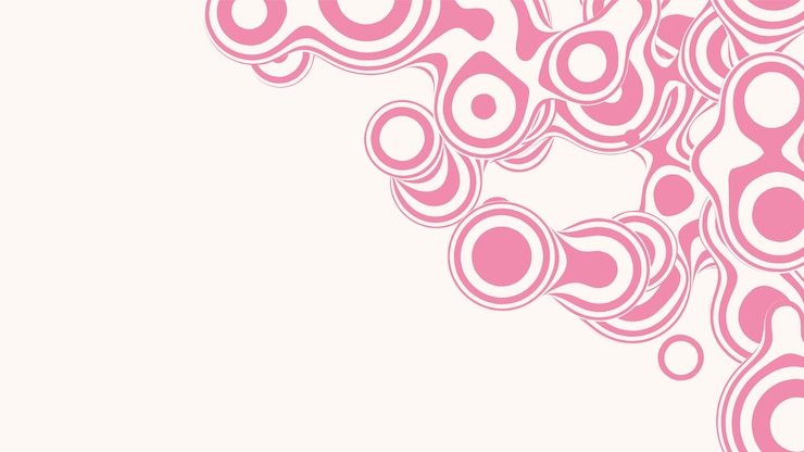 Free Vector liquid 3d lollipop metaballs with organic structure