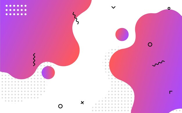 Liquid abstract banner design Fluid Vector shaped background Modern Graphic Template Banner pattern for social media and web sites