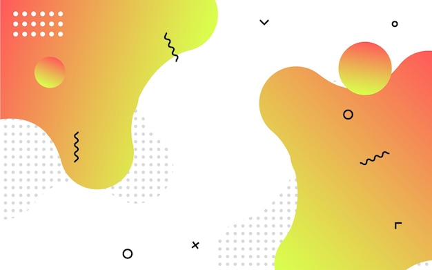 Жидкий абстрактный дизайн баннера Жидкий вектор в форме фона Современный графический шаблон Шаблон баннера для социальных сетей и веб-сайтов