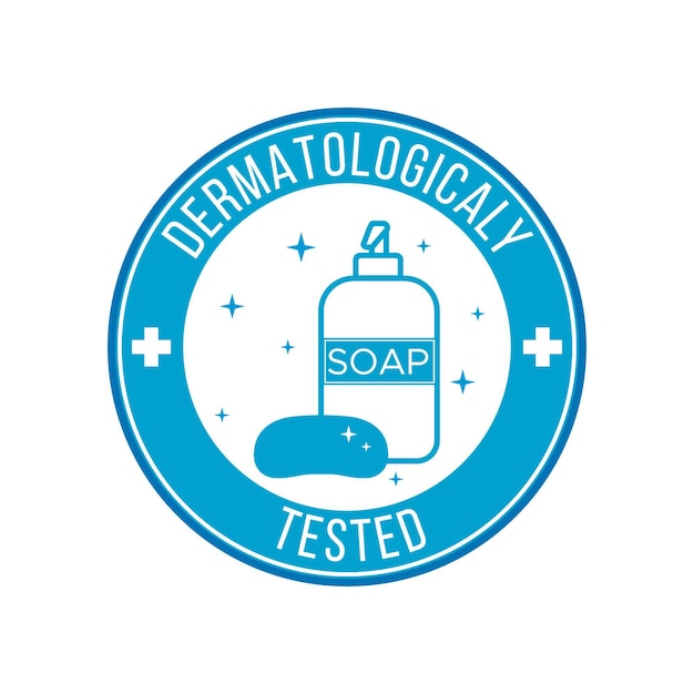 Бесплатное векторное изображение Шаблон логотипа жидкого и твердого мыла