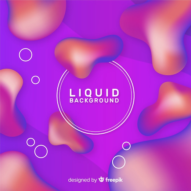 Free vector liquid background