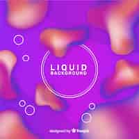 Free vector liquid background