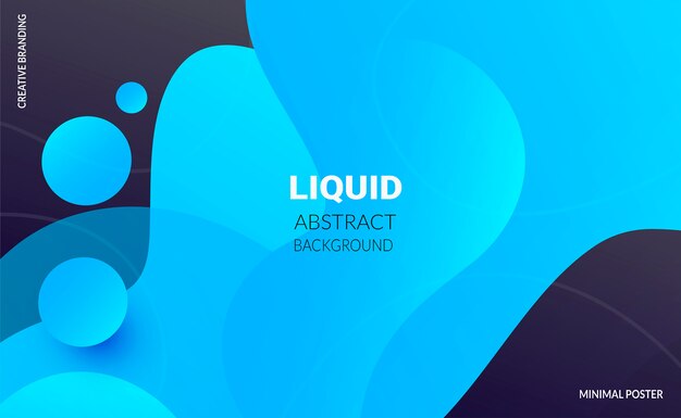 Liquid color background. Futuristic design posters.