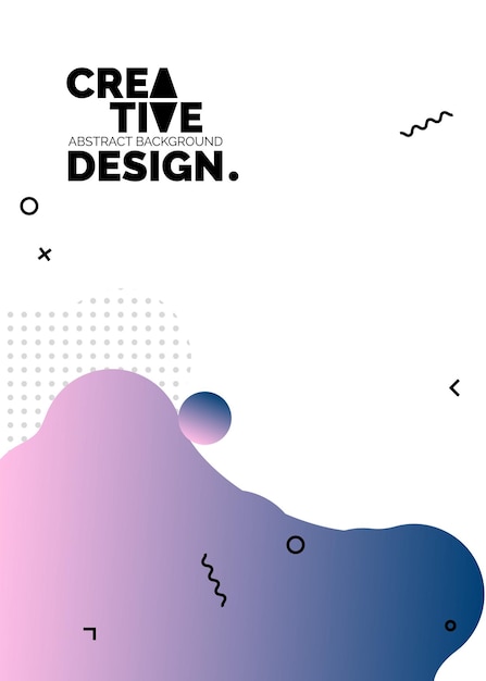 Free vector liquid color shapes for composition poster backgrounds trendy abstract covers futuristic design eps10 vector