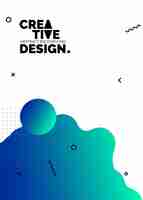 Free vector liquid color shapes for composition poster backgrounds trendy abstract covers futuristic design eps10 vector