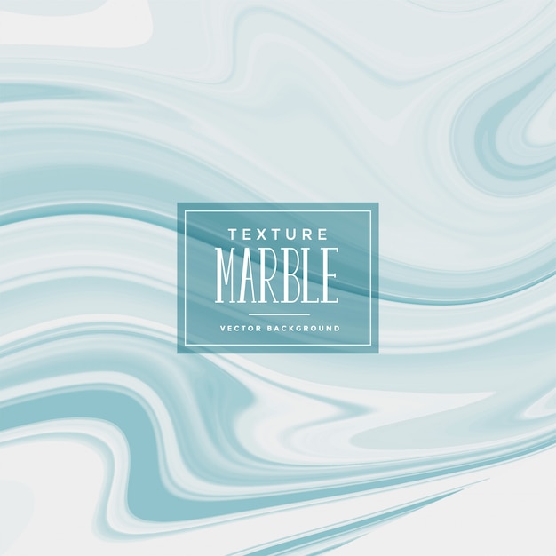 Free vector liquid marble texture in soft blue color