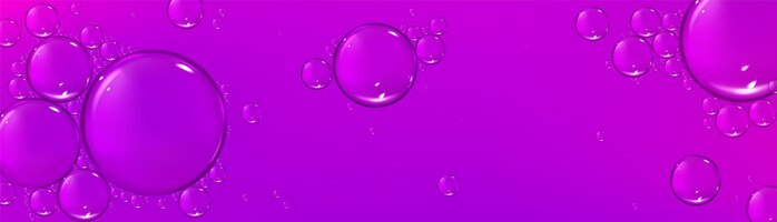 Liquid serum cosmetic oil texture with bubbles