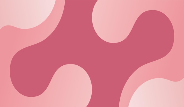 Free vector liquid wave pink gradient design background abstract