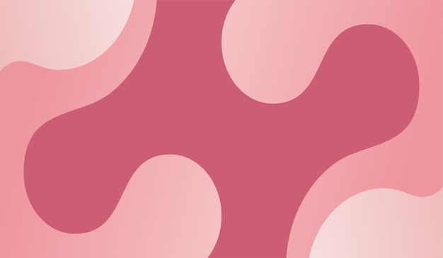 Free vector liquid wave pink gradient design background abstract