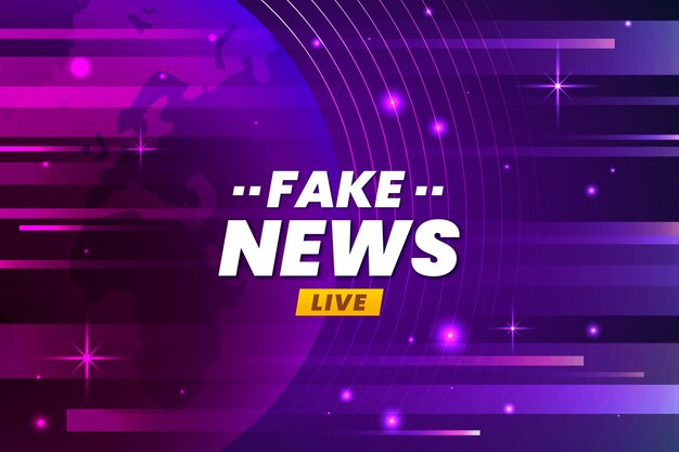 Live fake news broadcasting