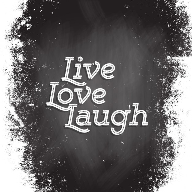 Free vector live, love and laugh