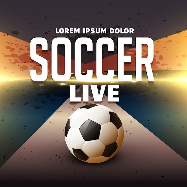 Live Soccer Background Free Vector Download