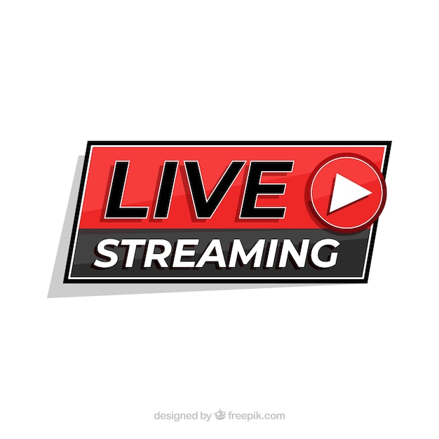 Free vector live streaming background