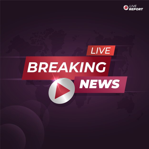 Live streaming breaking news