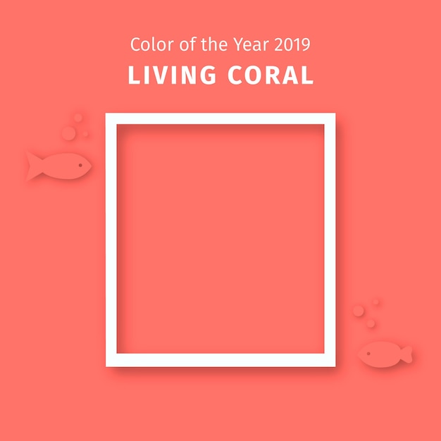 Living coral background